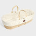 The Little Green Sheep Organic Quilted Moses Basket Set inc Natural mattress  - Hola BB