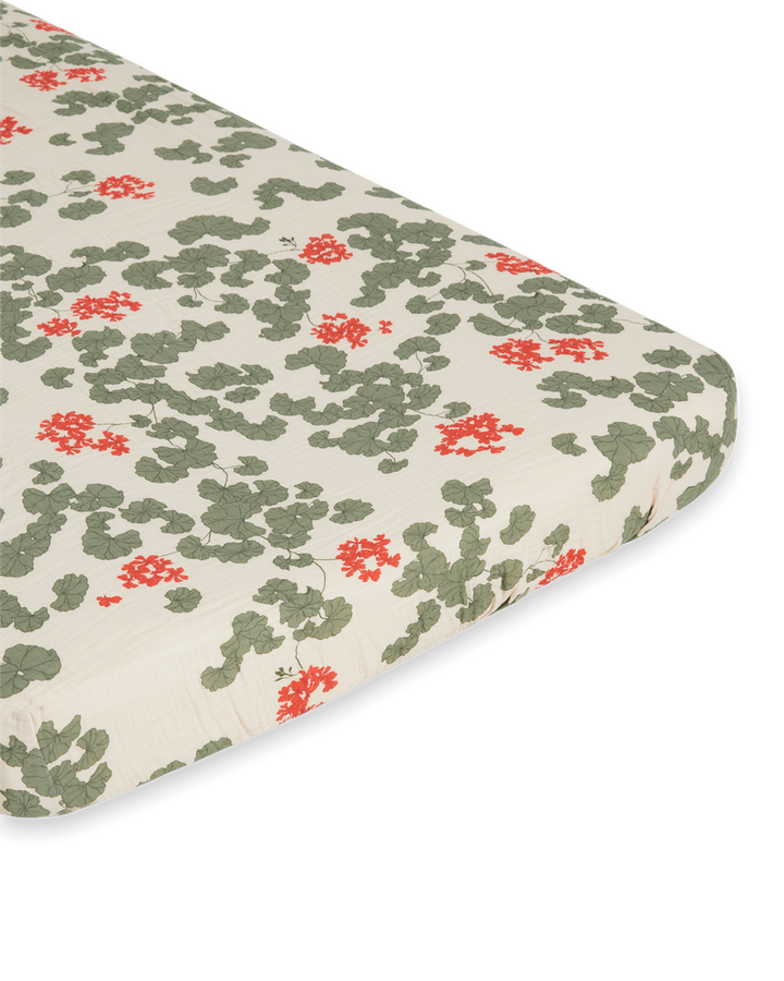 Garbo & Friends Fitted Sheet - Muslin  - Hola BB