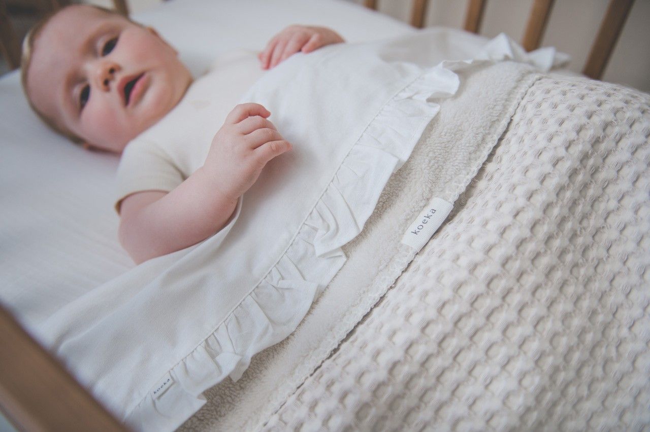 Koeka Teddy Blanket Oslo Crib / Natural/Pebble - Hola BB