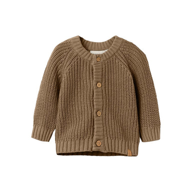 Lil' Atelier Knitted cardigan - Tigers Eye  - Hola BB