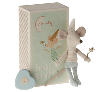 Maileg Maileg Little brother in matchbox tooth fairy mouse  - Hola BB