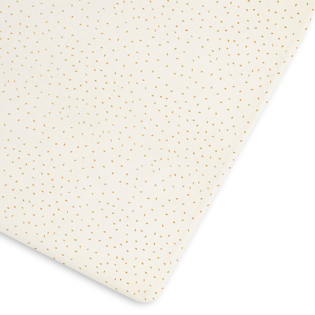 The Little Green Sheep Organic Fitted sheet Linen Rice / 70x140 - Hola BB