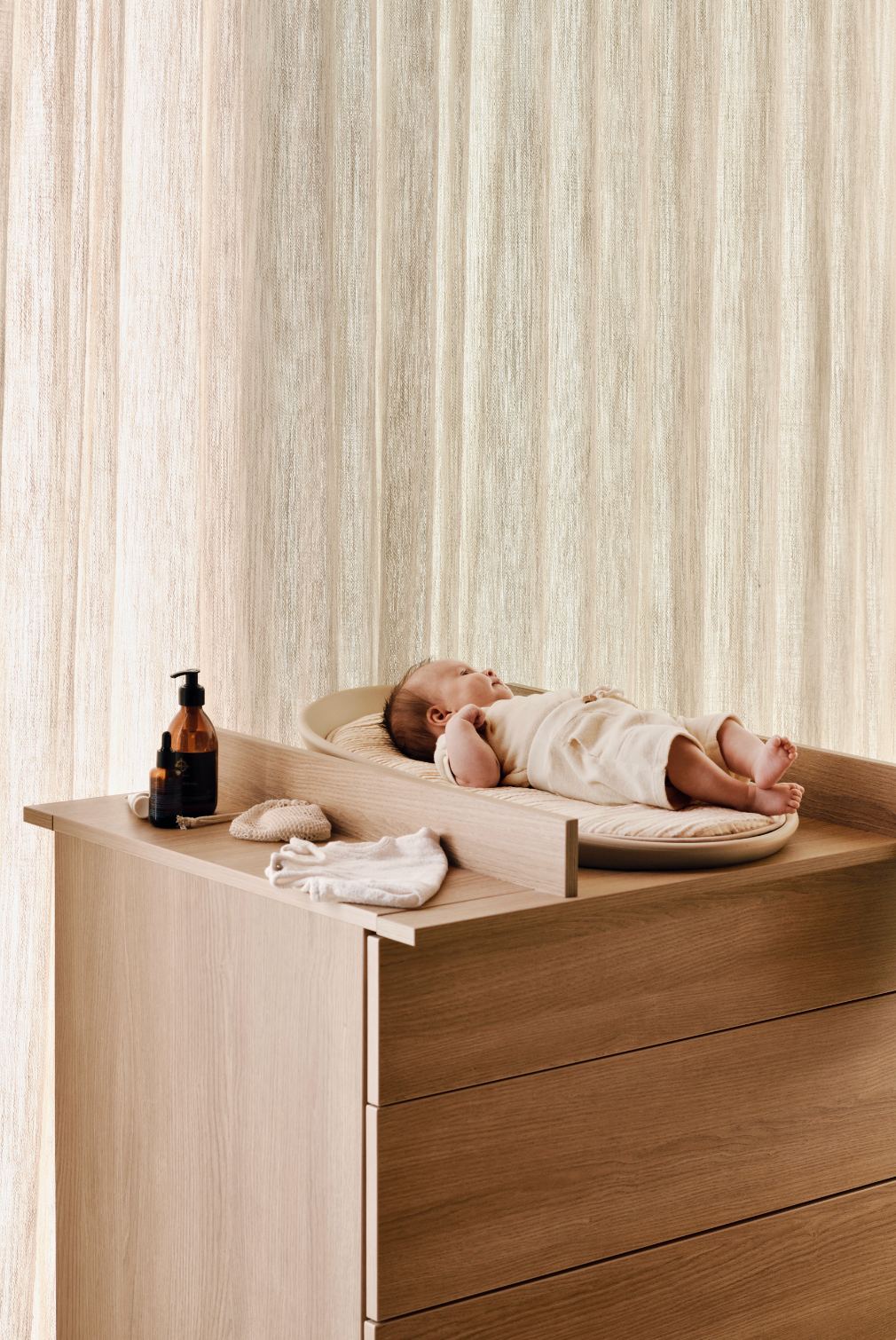 Flow Skötbordsförlängning - Honey Ash