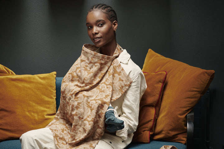 Lemej Amsterdam - Châle d'allaitement en coton biologique