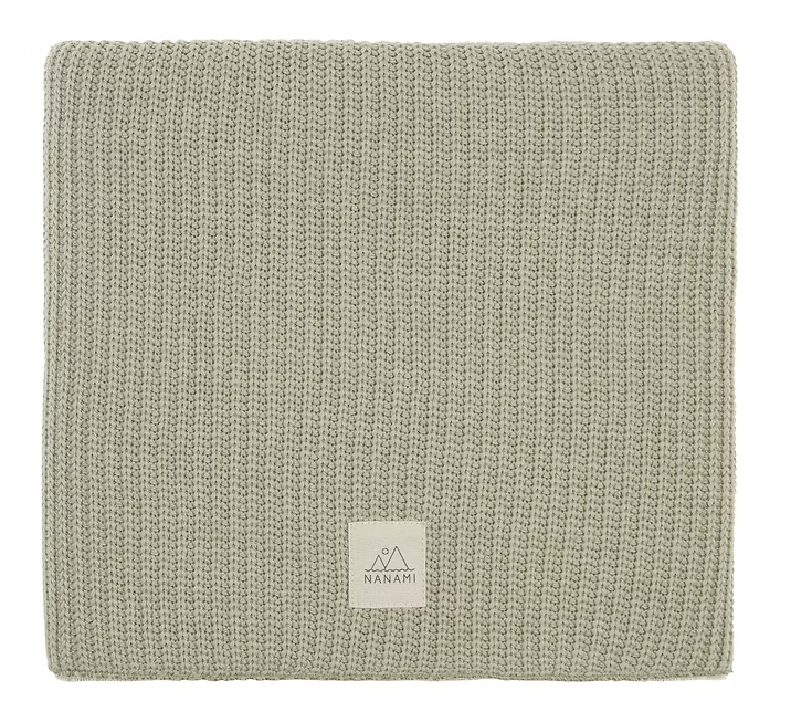 Gestrickte Baumwoll-Babydecke