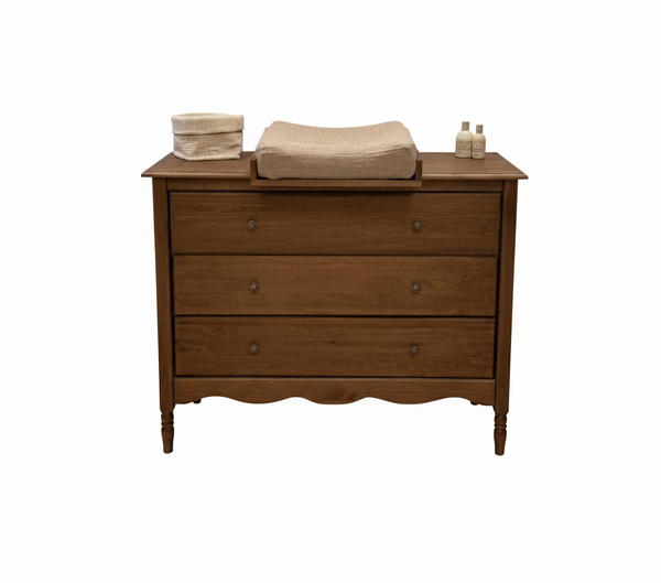 solid wood dresser changing table low voc water-based finish eu Heritage Vintage Dresser + Optional Changing Top – Hola BB