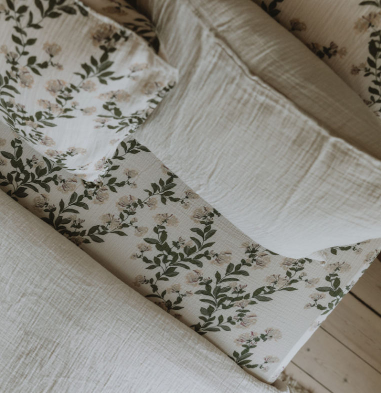 Sábana bajera de muselina - 70 x 140 cm