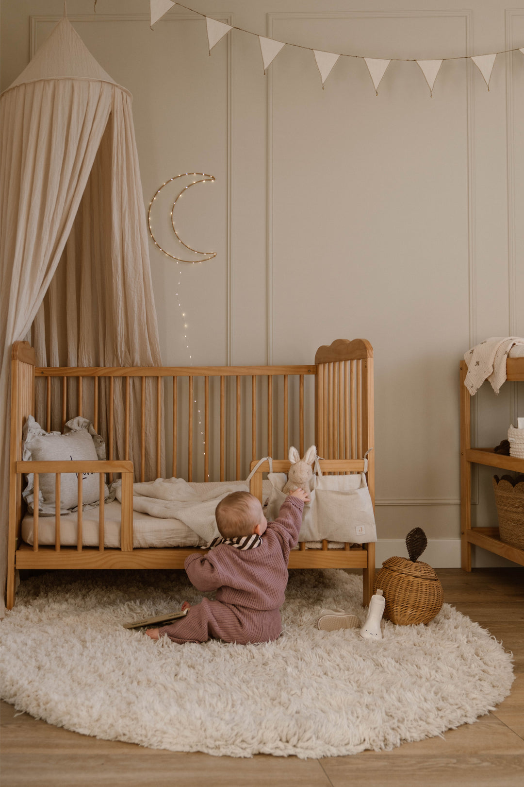 Rose Cot Dagbed Zijkant