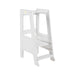 Meow Baby Montessori Learning Tower - with step stool White - Hola BB