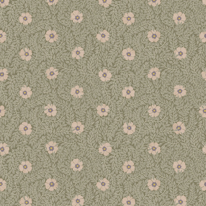 Summer Gray Kicki Wallpaper Soft Lilac - Hola BB