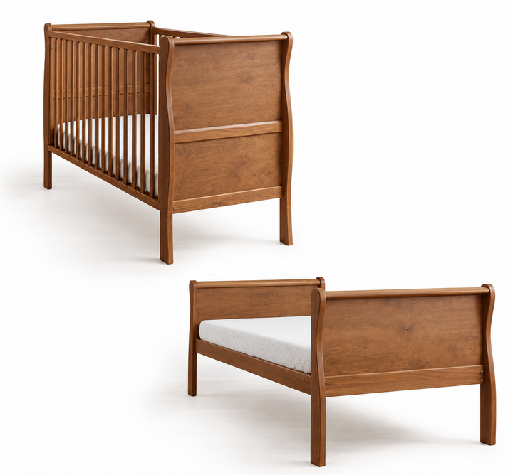 Woodies Noble 2-in-1 Umbaukinderbett 70x140 cm - Vintage