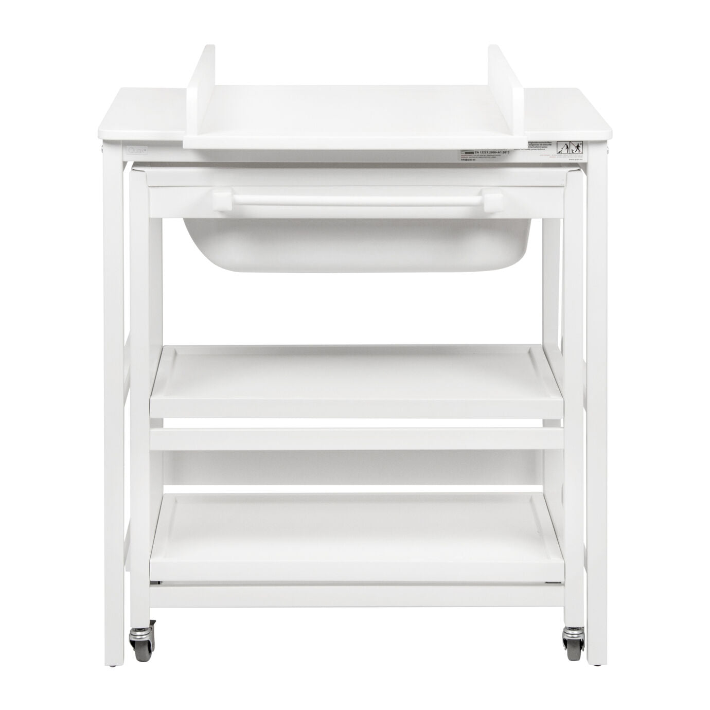 Quax Quax Changing Table With Bath - Basic - White  - Hola BB