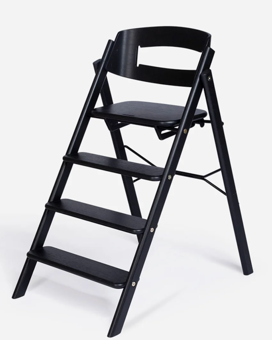 KAOS Klapp high chair Premium Oak Oak Black - Hola BB