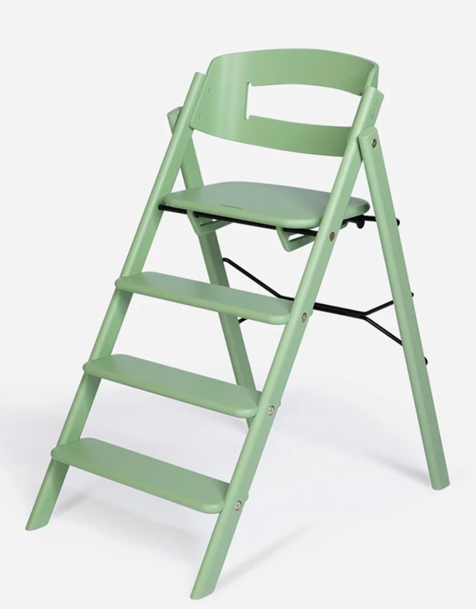 KAOS Klapp high chair Beech Beech Pale Green - Hola BB