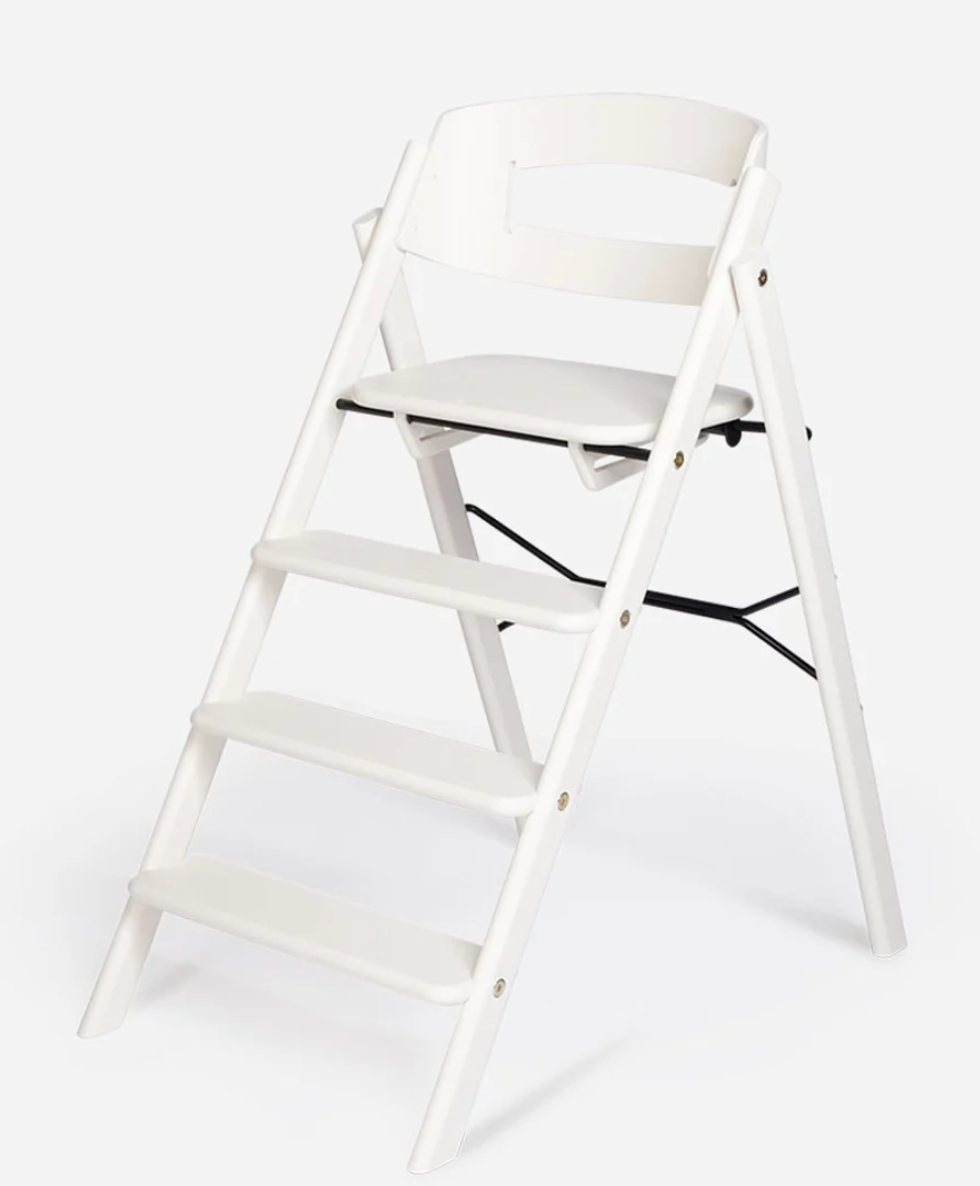 KAOS Klapp high chair Beech Beech White - Hola BB