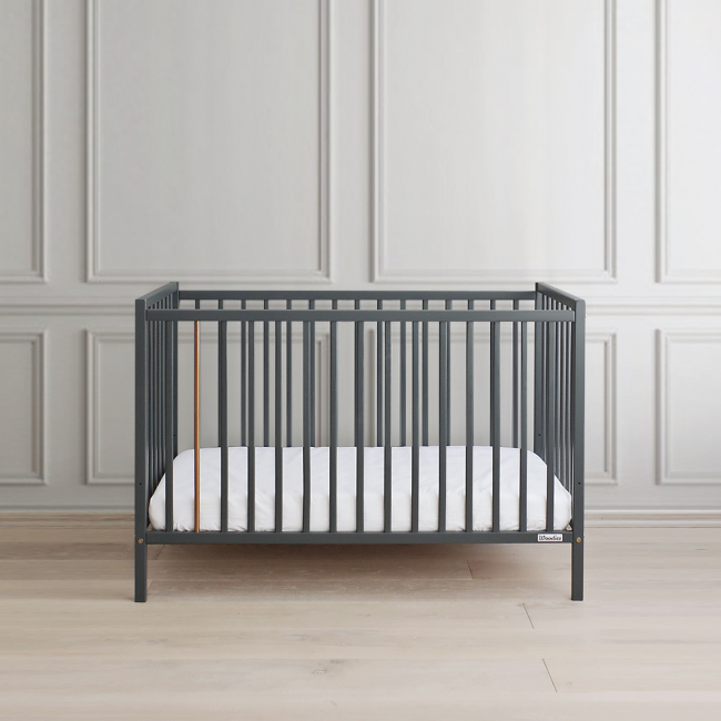 Woodies Stardust Cot - Anthracite  - Hola BB