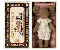 Maileg Maileg Big sister mouse in matchbox  - Hola BB
