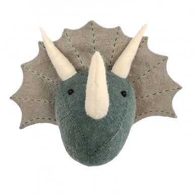 Fiona Walker Triceratops Head - Mini Blue/Grey - Hola BB