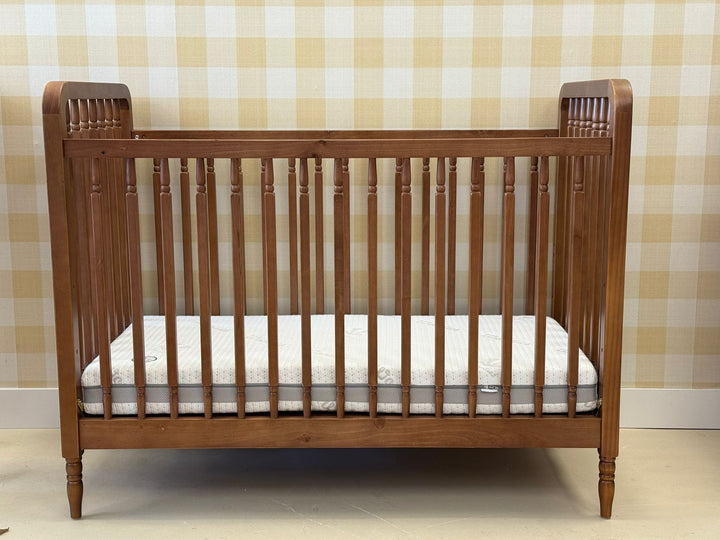 Heritage Vintage Cot + Toddler Rail - Walnut *