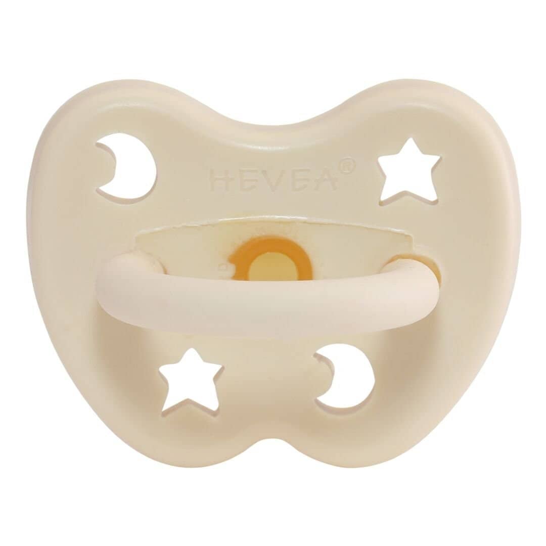 Hevea pacifier 0-3 month - Milky White  - Hola BB