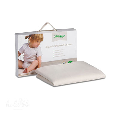 The Little Green Sheep Organic Cot Bed Mattress Protector 70x140  - Hola BB