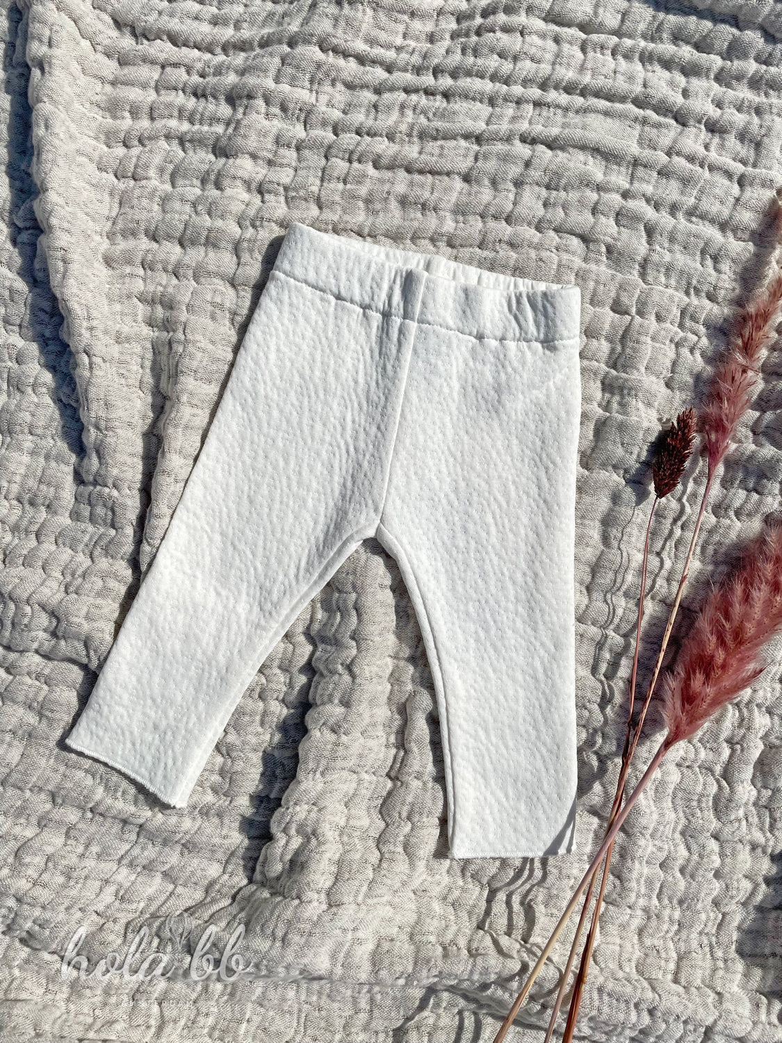 Nanami Relief Pants baby 50/56 / Relief Off white - Hola BB