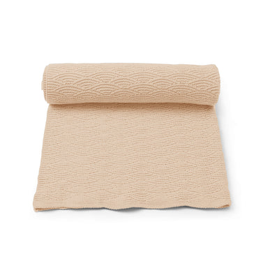 Konges Sløjd pointelle cotton blanket - Ivory Cream  - Hola BB