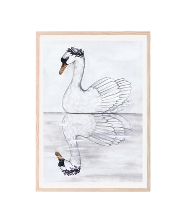 That's Mine Poster - Swan Reflection - 50x70cm  - Hola BB