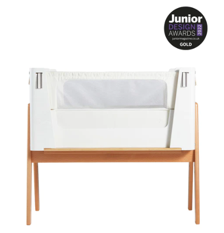 Hera Co sleep Crib Scandi White Natural
