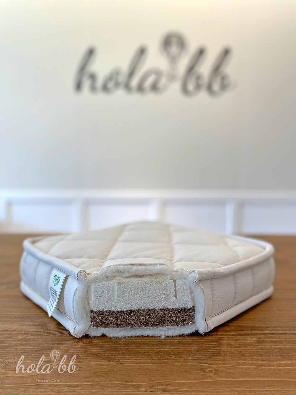 Cocoon Organic dual sided natural mattress 60x120  - Hola BB
